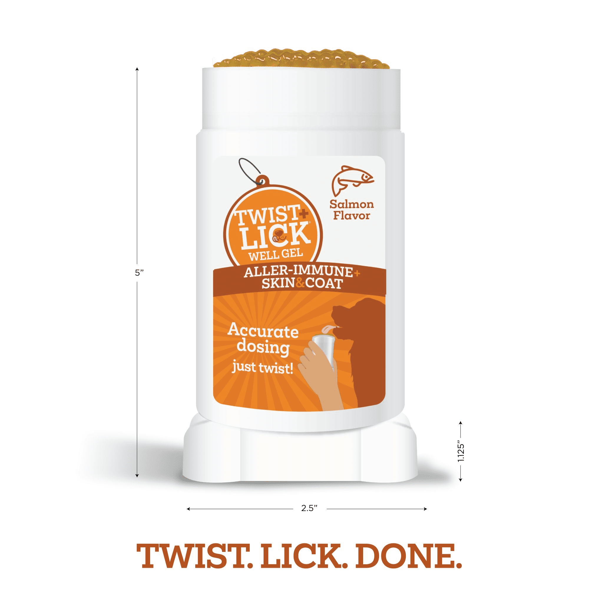 Vetality Twist & Lick Aller-Immune + Skin & Coat Supplement for Dogs, 2.3 oz