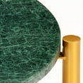 thumbnail image 3 of vidaXL Coffee Table Green 60x60x35 cm Real Stone with Marble Texture, 3 of 4