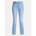 thumbnail image 5 of No Boundaries Stretch Denim Bootcut Jeans, 32" Inseam, Women's and Plus Sizes 00-28W, 5 of 5