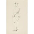 thumbnail image 3 of Adolf Sternschuss 13x18 Black Modern Framed Museum Art Print Titled - Act of Standing Woman (1908), 3 of 5