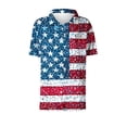 thumbnail image 6 of Fewfanhot Summer Tops for Women American Flag Shirt 4th of July Tops USA Hawaii Floral Button Down Shirts, 6 of 6
