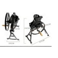 thumbnail image 4 of ECUTEE Cast Iron Handcrank Corn Sheller Manual Corn Thresher Machine with Pulley Groove, 4 of 11