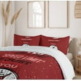 thumbnail image 6 of Ambesonne Funny Duvet Cover Sets, Hilarious Speed Limit Words, 2-Queen, Ruby Grey, 6 of 7