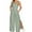 AG242# Green, variant on ZXLBBD Women's Summer Sleeveless Twisted Knot Cotton Linen Strappy Pants Button Openings Pants with Pockets Casual Outdoor Cozy Daily Wear