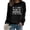 Black, variant on if I Can't Bring My Dog I'm Not Going Women Sweatshirts 2026 Long Sleeve Crewneck Graphic Sweatshirt Dog Mom Womens Pullovers