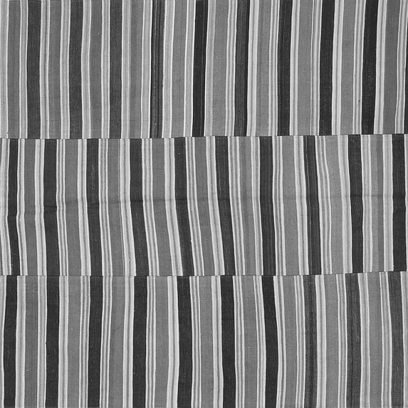 Ahgly Company Indoor Square Oriental Gray Traditional Area Rugs, 8' Square