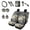 Camo Leaves, variant on Chririnla Palm Tree Octopus Tentacles Car Seat Cover Full Set 14Pcs Casual Tropical Auto Front Back Seats Cushions Sets with Steeling Wheel Cover, Armrest Mat, Hawaiian Vehicle Interior Accessories