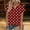 Red, variant on Guluxicc V Neck T Shirts for Women Short Sleeve Polka Dot Casual Loose Tops Spring Summer Womens Shirts