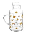 thumbnail image 2 of Bewildely 1000ml Olla de vidrio Estilo breve Taza de bebida fría Resistente a altas temperaturas Hervidor de vidrio de borosilicato Bebida transparente Barra de herramientas No. 4 Bewildely HA026371-04, 2 of 6