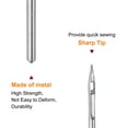 thumbnail image 4 of Uxcell 10 Pcs Agujas de Máquina de Coser Tamaño 20/125 Agujas Universales de Punta Regular para Manualidades DIY y Costura Doméstica, 4 of 5
