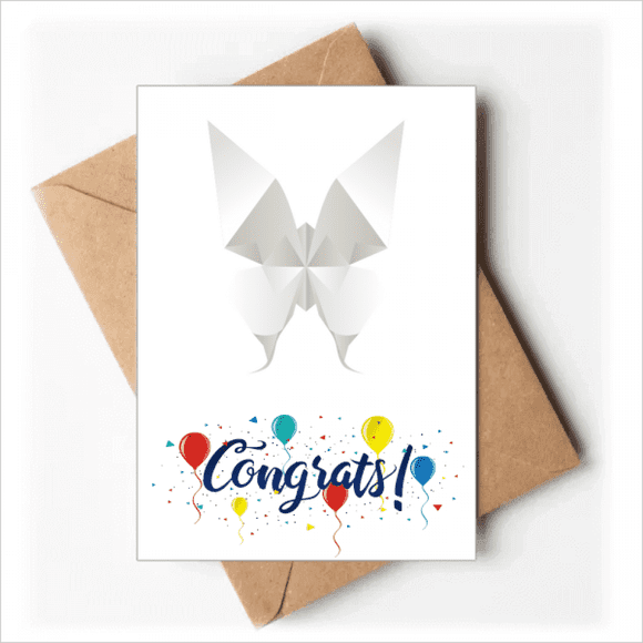 Cartes de Mariage Motif Origa Blanc Félicitations Enveloppes de Voeux