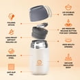 thumbnail image 3 of ENERGIFY Vacuum Insulated Thermos Food Container, Stainless Steel, 24oz, Cream, 3 of 9