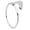 Polished Chrome, variant on Luna Wall Mounted Towel Ring, Polished Nickel