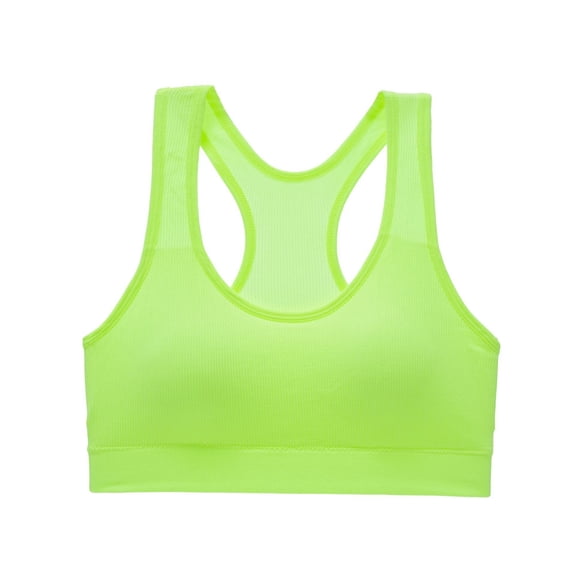 Xijirk Tank Tops Solid Color Push Up Sports Bra Yoga Running Fitness Vest Shockproof Support Underwear Camisole Tops for Women,Yellow,One Size