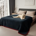 thumbnail image 5 of Manta impermeable Bedding Aid de franela reversible, tamaño king, 5 of 5