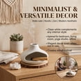 thumbnail image 6 of Palo Santo Holder and Ash Catcher Ceramic Sage Burner with Pine Mat, White Incense Holder for Yoga, 6 of 11