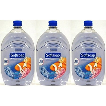 Softsoap Liquid Hand Soap, Aquarium Series, 64-Ounce Refill Bottle
