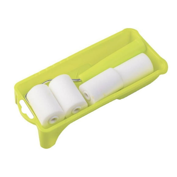 Elodie Paint Roller with Frame and Tray High Density Foam Roller Roller Cover for Paint