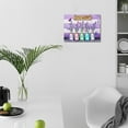 thumbnail image 6 of Purple Lavender Bathroom Wall Art Farmhouse Lavender Flower Pictures Wall Decor Country Rustic Floral Inspirational Canvas Painting Modern Home Framed Artwork For Office Bedroom 12"X 16", 6 of 7