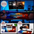 thumbnail image 5 of Large Gaming Mouse Pad Flame Theme XL Mouse Pad Blue and Red 31.5x11.8x0.12 inch Large Mouse Pad for Desk with Personalized Design for Laptop, Computer PC (Red and Alue), 5 of 5