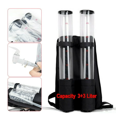 Beer Drinks Dispenser Backpack Liquor Pump Wine Cocktail Beverage Bar Club Party Dual Tank Double Drink Beer Liquid Shot Dispenser