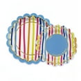 Packed Party 10 Ct. 'Seeing Stripes' Paper Dessert Plates