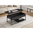 thumbnail image 4 of Monarch Specialties - Coffee Table, 42" L, Cocktail, Lift-Top, Rectangular, Storage, Living Room, Black Laminate, Black Metal, Contemporary, Modern, 4 of 4