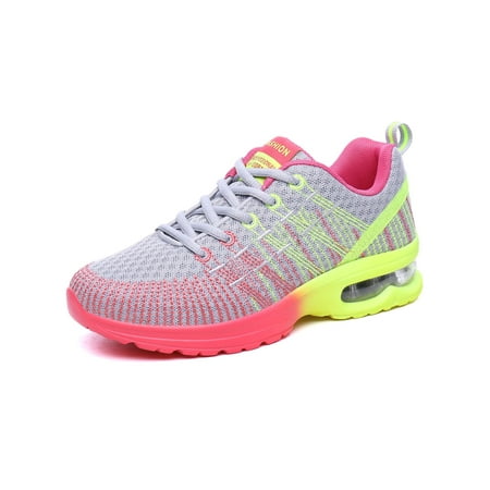 

Daeful Women s Ladies Air Cushion Sneakers Athletic Walking Jogging Running Trainers Summer Breathable Wide Width Shoes