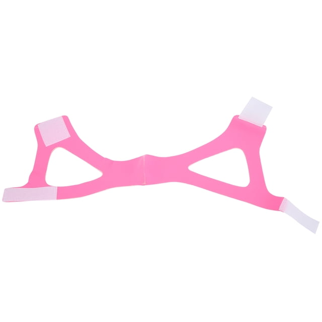 Cinturón triangular anti ronquidos, cinturón para dejar de roncar, correa de soporte para dormir, herramientas de ayuda para dormir nocturno, color rosa