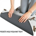 thumbnail image 3 of White Hyena Pattern Hot Yoga Mat Towel Non Slip for Hot Yoga - Quick-Drying Yoga Mat Cover with 4 Corner Pockets with Travel Bag - Hot Yoga Towel Non Slip Grip Moisture Wicking Sweat 70"x26", 3 of 6