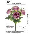 thumbnail image 2 of 1PC Artificial Peony Bouquet Wedding Decoration Bride Holding Flower Basket Decoration Birthday Party Party Site Decoration Home Dining Room Bedroom W, 2 of 4