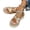 Gold, variant on Platform Sandals Women Beaded Bohemian Wedge Slip on Espadrille Wide Width Orthopedic Summer Beach Vacation Shoes Beige,6