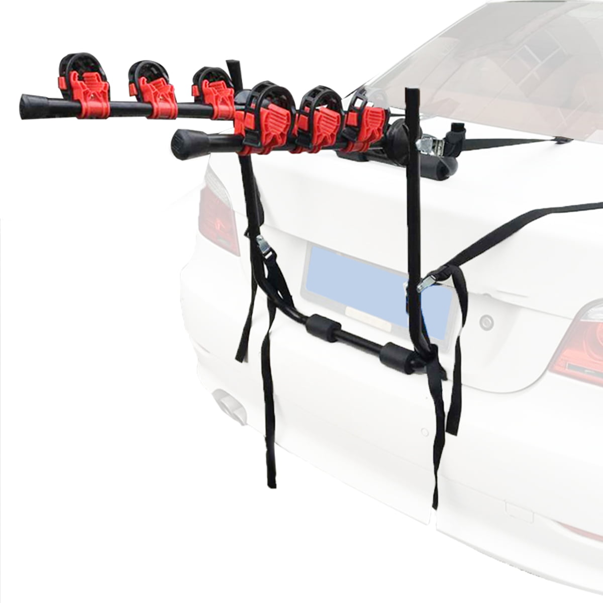 Details about   3-Bicycle Trunk Mount Bike Carrier Rack Hatchback Portable for SUV & Car Sport 