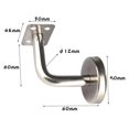 thumbnail image 1 of Greenne 5Pcs Stainless Steel Wall Mount Stair Handrail Brackets Wood Metal Railing, 1 of 7