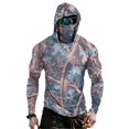 thumbnail image 2 of Sun Protection Shirts for Men Fishing Shirt with Hood,UPF 50+ Sun Protection Hoodie Camo Long Sleeve Shirts High Visibility Safety T Shirt, 2 of 9