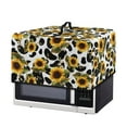 thumbnail image 7 of TSOVTHRID Sunflower Cow Pattern Print Toaster Oven Cover Dust-Proof Microwave Oven Grill Cover Protector with Top Handle Easy to Clean Decor Accessories for Kitchen, 18.25"W x 14.5"D x 11"H, S, 7 of 7