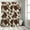 Beige, variant on Luxury Fabric Shower Curtain, Brown Cowhide Cow Skin Look Cow Print 72x72inch