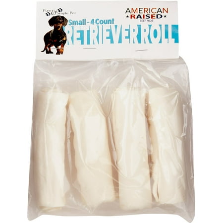 UPC: 0857124006360 | Pure & Simple Pet 4 Small Retriever Roll Dog Chews 4 Count