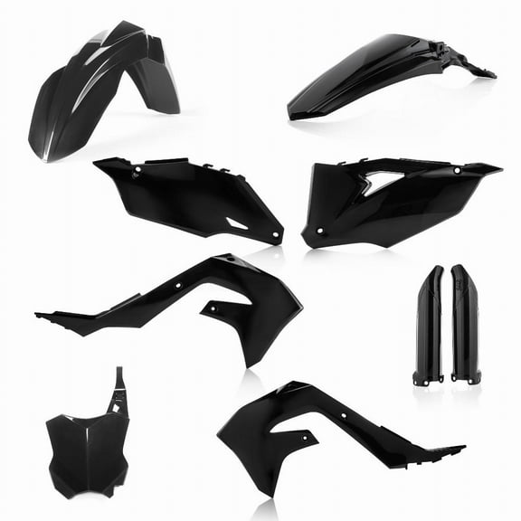 Acerbis 2736290001 Full Plastic Kit Black