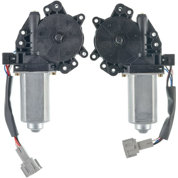 A-Premium Anti-Clip Power Window Lift Motor Replacement for Nissan Armada Titan 2004-2015 Infiniti QX56 2004-2011 Front Left and Right 2-PC Set