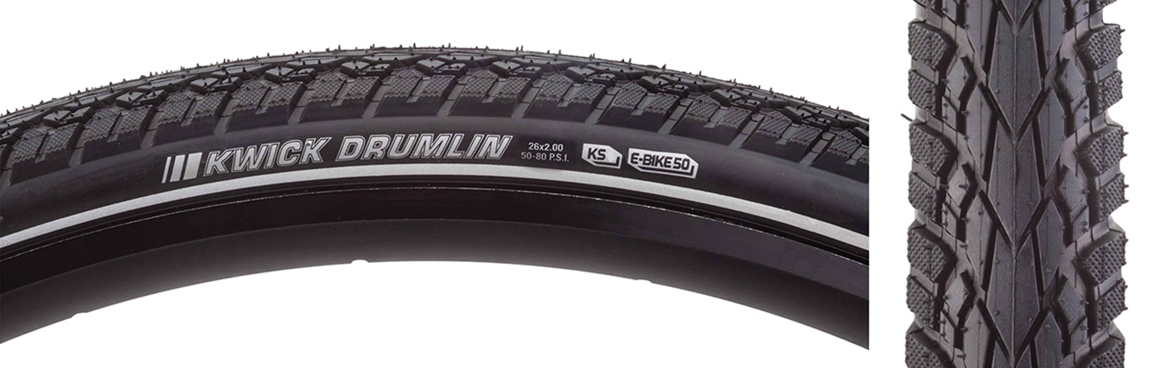 Kenda Tire K-rad Sport 26 X 2.5 Bk/bk Src/60 Wire 50psi - E-bikes And...