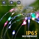 thumbnail image 5 of Luces solares para fuegos artificiales Colcutee, 200 LED, paquete de 4 unidades, IP65, impermeables, 5 of 7