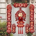 thumbnail image 4 of Spring Festival Couplet Decoration Set for Auspicious Chinese Year Home and Family Celebration Atmosphere, 4 of 4