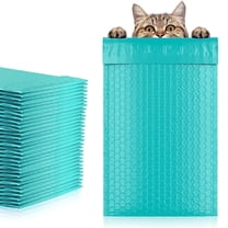 Teal Poly Bubble Mailers Self Seal, 5 x 9 Inch. Pack of 200 Bubble Packaging Envelopes for Shipping. Durable Padded Envelopes Waterproof. Self Seal Padded Mailers. Shipping Packages