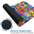thumbnail image 6 of Long Mouse Pads for Desk,Colorful Dog Paw Footprint Desk Mats on Top Of Desks, Desk Mouse Pad Extra Large with 3mm Non-Slip Base and Stitched Edge for Gaming,Office,Work,Home 47.3"x23.6", 6 of 6