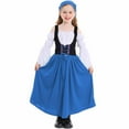 thumbnail image 1 of RXIRUCGD Robe Cheville à Manches Longues et Col Rond Unie pour Femme, Bleu, Taille : L, 1 of 3