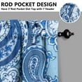 thumbnail image 3 of Kitchen Curtains Set Boho Chic Tribal Vintage Style Tier and Valance Bohemian Rustic Artistic Earthy Nordic Patterned Rod Pocket Curtains for Kitchen Window, 3 of 4