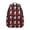 Bigfoot and Plaid, variant on Bigfoot and Stripe Orange Pattern Backpack for School, Cute School Bag with Adjustable Shoulder Straps and Padded Back, 15.3"x11"x7.1"