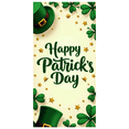 thumbnail image 5 of Happy Patrick's Day Clover Stars Green Hat Vertical Banner Backdrop St Patrick's Day Celebration Party Supplies Holiday Decoration Event Props, 5 of 8