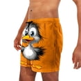 thumbnail image 5 of Purcolt Mens Swim Trunks Funny Printed Summer Athletic Running Beach Board Shorts with Pockets, 5 of 6